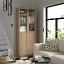 billy-oxberg-bookcase-with-panel-glass-doors-oak-effect__1104601_pe867767_s5.webp