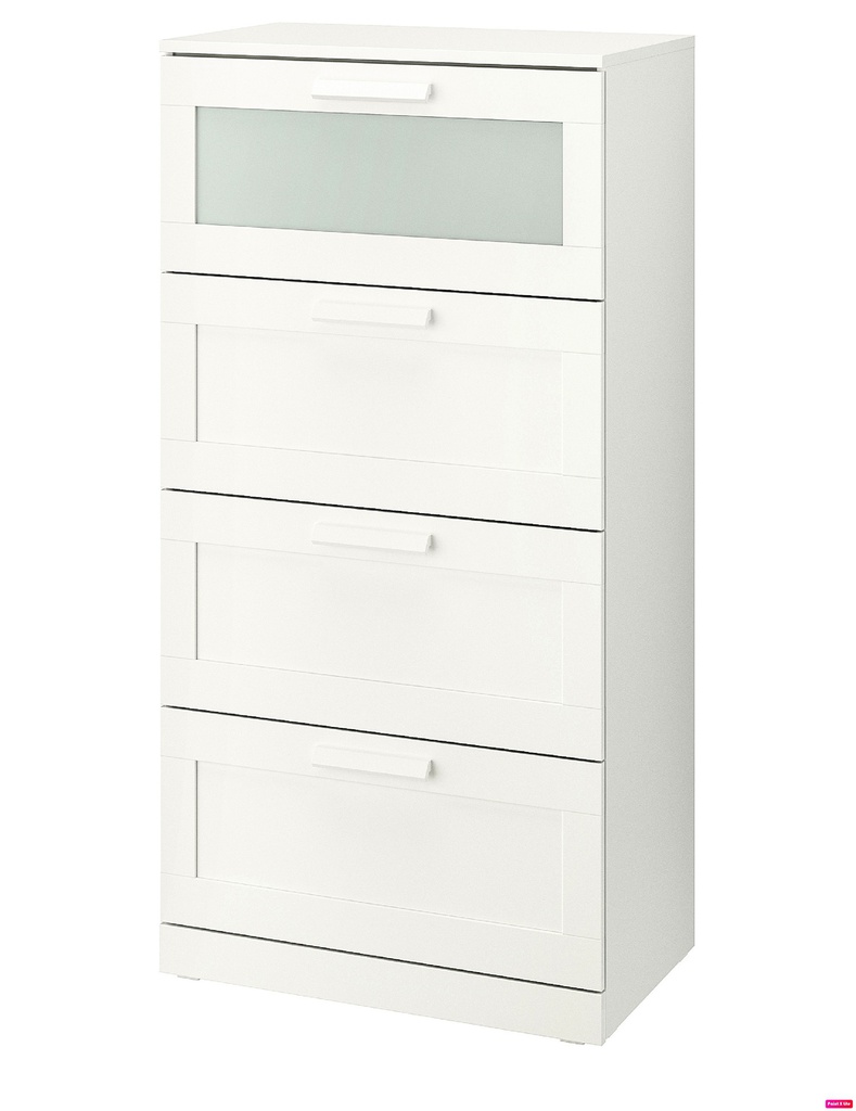 Brimnes 4тэй 78*124см цагаан комут