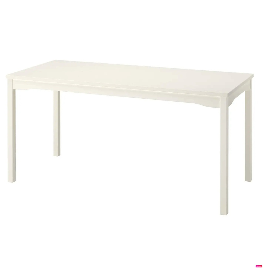 Hauga 168*74см цагаан модон ширээ