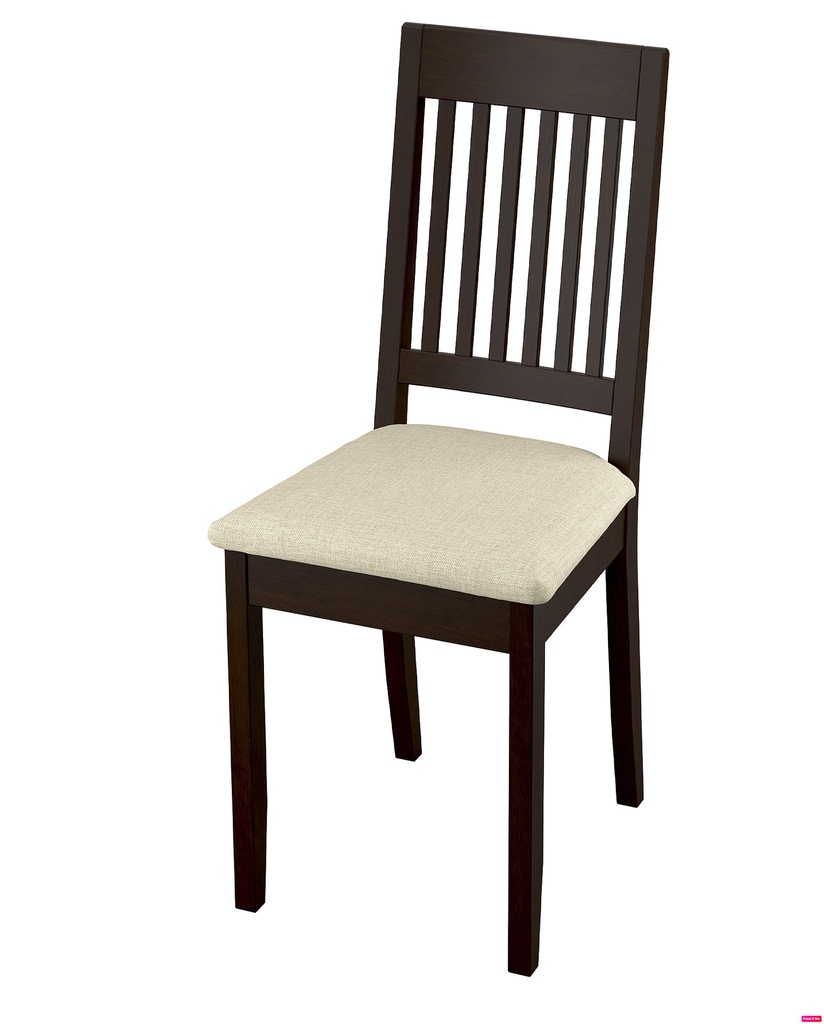 Nasinge зөөлөвчтэй модон хар сандал