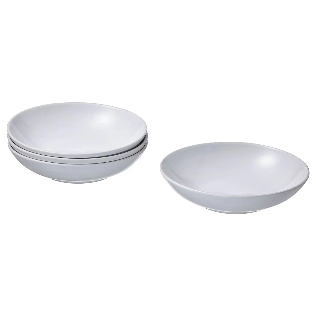 Godmiddag 19см 4тэй цагаан таваг