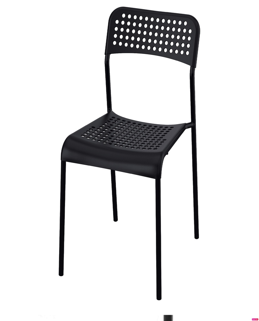 Sandsberg нүхтэй хар сандал