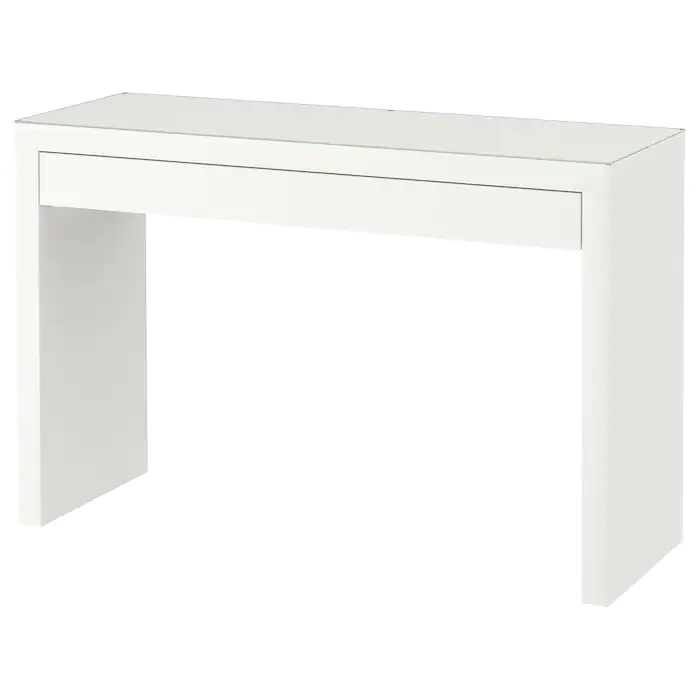Malm 120*41 гоо сайханы цагаан ширээ