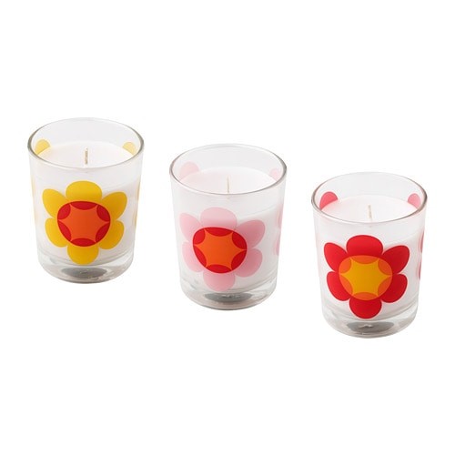 Sommar 3тай цэцэгтэй лаа