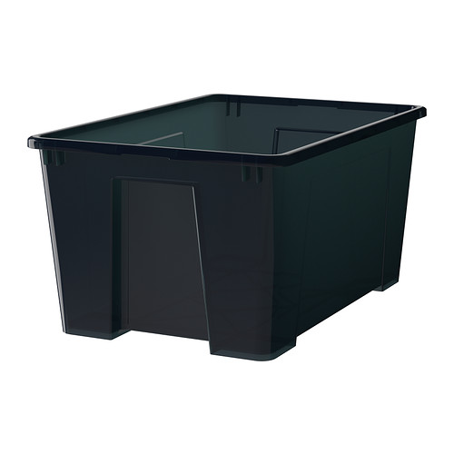 Samla 56*39*28 хайрцаг хар