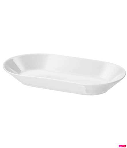 [502.783.64] Ikea 24*13см цагаан таваг зууш