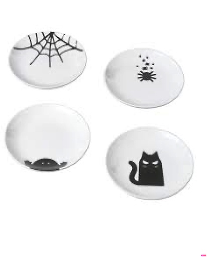 [205.996.01] Kustfyr 20см 4тэй саарал таваг halloween