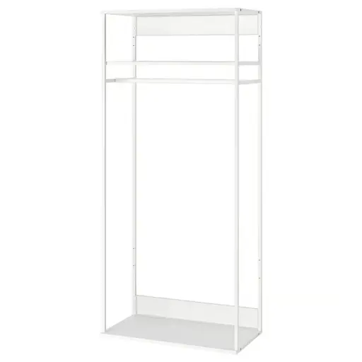 [904.526.05] Platsa 80*40*180 өлгүүртэй цагаан төмөр тавиур