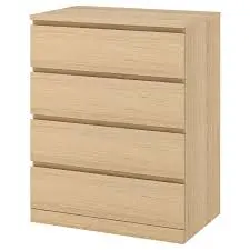 [903.546.62] Malm 80*100 4тэй комод шаргал